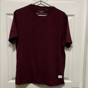 Five Four | Los Angeles | Burgundy | Short Sleeve | Solid | Tee | Size L